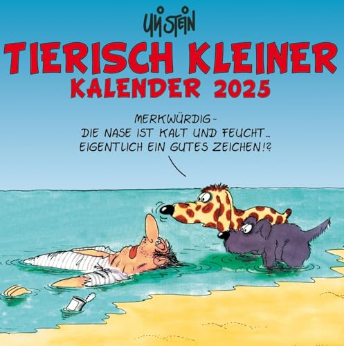 Uli Stein Tierisch kleiner Kalender 2025 für die Wand oder unterwegs: Praktischer Terminplaner (Uli Stein Kalender 2025)