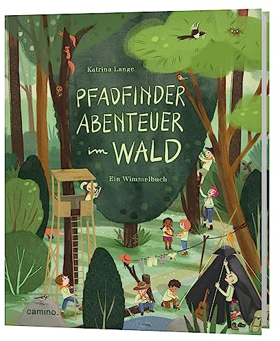 Pfadfinder Abenteuer im Wald: Ein Wimmelbuch