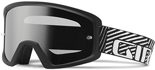 Giro MTB Goggle Blok Fahrradhelm, Black/White Dazzle, One Size