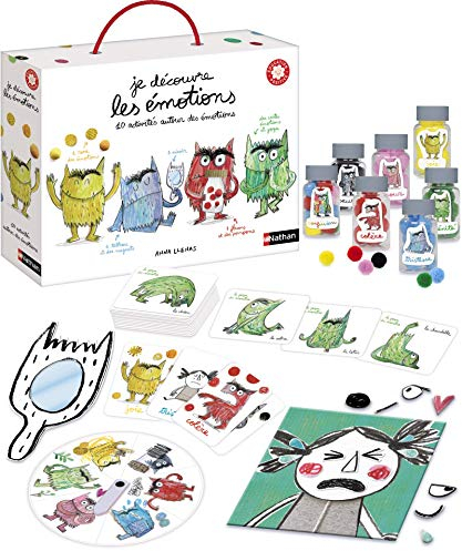 Nathan 31117 Monster Ich entdecke die Emotionen, Mehrfarbig, a partir de 3 ans