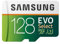 SAMSUNG: EVO Select 128GB MicroSDXC UHS-I U3 100MB/s Full HD & 4K UHD Memory Card with Adapter (MB-ME128HA)