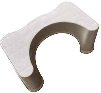 ASPIRE UK Squatting Toilet Stool 7 inch Non-Slip Bathroom Step Up Stool Relieves Constipation, Bloating | Aligns the Colon for Faster, Easier Relief | Proper Toilet Posture for Healthier Results