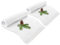com-four® 2X Schneematte für die Weihnachtsdeko - Kunstschnee zum Dekorieren und Basteln - Schneewatte als Dekoschnee (Matte weiß - 540cm)