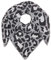 Zwillingsherz Dreieckstuch Stola Schal mit Kaschmir und Wolle für Kids Mädchen Jungen Kinder - Hochwertiges Cashmere Halstuch mit Leo Animal Print - Perfekt für Sommer Herbst Winter