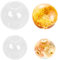 iSuperb 2Pcs Stampi a Sfera in Resina Stampo in Silicone Stampi Rotondi per Colata in Resina Stampi Sfera per Resina Epossidica Stampo in Cristallo 3D Fai da Te Gioielli Artigianali in Resina