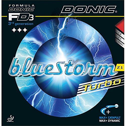 Donic Belag Bluestorm Z1 Turbo, blau, 1,9 mm