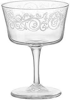 Bormioli Rocco 122114MDG121614 Bartender Novecento 7.5 oz. Fizz Cocktail Glasses, Liberty