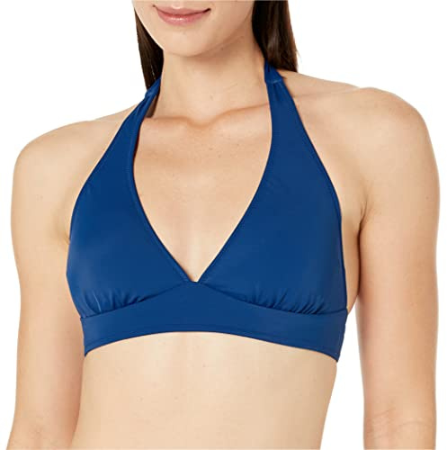 Amazon Essentials Damen Bikini-Badeanzug-Oberteil mit Leichter Unterstützung und gebundenem Neckholder (in Übergröße erhältlich)