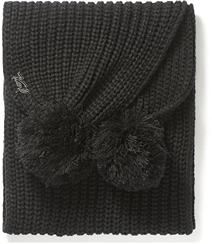 KARL LAGERFELD Damen L2ks6309-blk-one Size Schal, Schwarz, Einheitsgröße