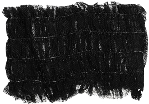 Mikinona 100Stücke Einweg Stirnbänder für Gesichtsbehandlungen Hygienische Nicht Gewebte Haarbänder für Spa Kosmetik und Make Up Anwendungen Elastisches Haarzubehör in Weiß