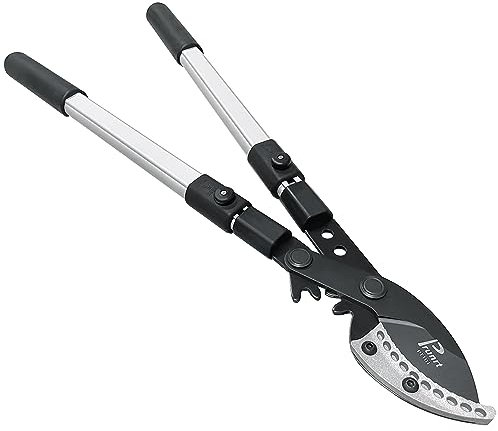 Prunrt Troncarami bypass estensibili da 66-104 cm, resistenti, potatori telescopici con azione composta, potatori a manico lungo con doppia leva, capacità di taglio da 5 cm