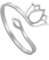 Trendy Blossom Lotus Blume Ring für Frauen Om Aum Ohm Symbol Yoga Meditation Versprechen Lotus Verstellbarer Ring Chakra Inspirationsschmuck Mädchen (Lotus 1 silber)
