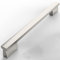 Amerdeco 10 Piezas Tiradores de Cocina 192mm Plata para Armarios y Cajones - Aleación de Zinc - UK0048