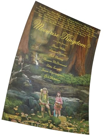Moonrise Kingdom Poster Größe 11 x 17(28 x 43 cm) Dekorative Rahmenloses Kunst Geschenk Leinwand Poster