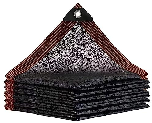 Greenhouse Shading Net with Grommets Pergola Shading Netting - Black 90% Shading Rate UV Resistant Sunblock Shade Cloth Greenhouse Shading Blinds