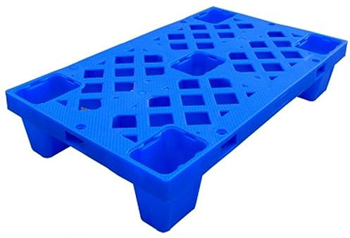 HJLKDYM Kunststoffpaletten, Atmungsaktive Gitterrost-Belüftungspaletten Lagerungsgitter Pads Für Küche Supermarkt Garagen Outdoor Schränke Lagerräume (Farbe : Blau, Größe : 60x60x12cm)