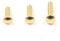 500pcs Glasses Screws With Screwdriver Tweezers Repair Kit, Glasses Screws Replacement With Tweezers Screwdriver Assorted Kit(Gold Mirror Screw)
