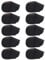 Andux 10Pack PU Golf Irons Club Head Covers Pouch Holder MT/PU03 Black