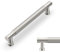 Amerdeco 10 Pack 6.3 Inch(160mm) Brushed Satin Nickel Cabinet Pulls Knurled Kitchen Cabinet Handles, Cabinet Pulls Kitchen Cabinet Hardware for Cupboard Drawer Pulls AM028