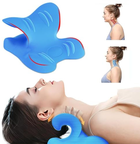 Shapenty Nackenstrecker,2.0 Cloudy Neck Lefaya Nackenstrecker Orthopädisch Testsieger Nackendehner Zur Linderung von Nackenschmerzen Premium Nackenbuckel Nackenwolke Korrigiert Die Körperhaltung
