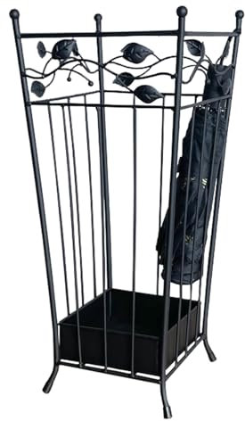 RegenschirmstäNder Schirmständer in Antiker Qualität, Quadratischer Freistehender Schirmständer aus Metall, Schirmhalter für den Eingang Einer Bauernwohnung, für Schirme und Spazierstöcke