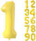 Gelbe Luftballon 40 Zoll Zahlenballon Groß Gelb Luftballon 1 Gelb Geburtstag Ballon Gelbe Folienballon Zahl 1 Helium Ballon 1 Mädchen Jungen Geburtstagsdeko Jubiläum Party Deko