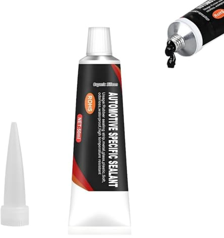 50ml Windscreen Sealant,Weatherstrip Glue,Car Sealing Strip Adhesive,Black Silicone Sealant,Car Rubber Seal Restorer,C/ar Door Seal Glue,Strongest Instant Rubber Adhesive,Headlight Sea/lant