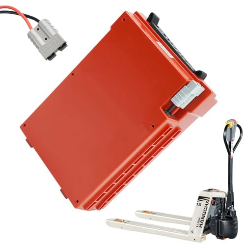 HJGHY Elektrische Gabelstaplerbatterie 24 V 20 Ah 30 Ah 40 Ah wartungsfreie Lithiumbatterie für Elektrotransporter 500 W–1000 W Motor mit tragbarem Griff,Cbd15 24v40ah