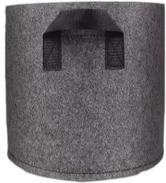 XUMKFJRE Pflanztasche Grau Kartoffel Stoff Gemüse Setzling Topf Gartengeräte 1-15 Gallonen wachsen für Terrasse Balkon ＆ Garten(7 Gallon)
