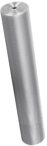 Hardware Cloth 1/4 Inch Rodent Mesh Galvanized Welded Wire Metal Roll, Chicken Wire Fencing, Handicraft Making, Filling in Gaps Around The Home & Garden(2mx1m/6.6ftx3.3ft(LxH))