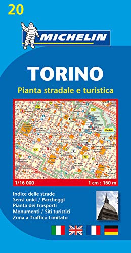 Michelin Torino: Stadtplan 1:16.000 (MICHELIN Localkarten, Band 20)