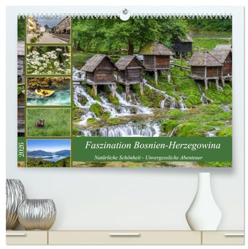 Faszination Bosnien-Herzegowina (hochwertiger Premium Wandkalender 2026 DIN A2 quer), Kunstdruck in Hochglanz: Atemberaubende Natur in Bosnien-Herzegowina (CALVENDO Orte)