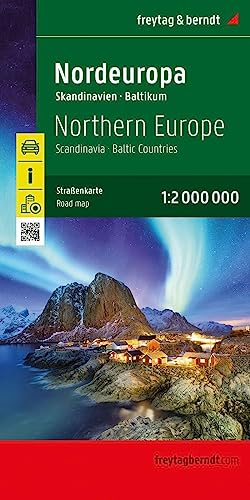 Nordeuropa, Straßenkarte 1:2.000.000, freytag & berndt: Skandinavien - Baltikum (freytag & berndt Auto + Freizeitkarten)