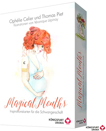 Magical Months, Inspirationskarten für die Schwangerschaft in hochwertiger Stülpdeckelschachtel (Geschenk für Schwangere)