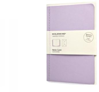 Moleskine Large Note Card With Envelope - Persian Lilac
