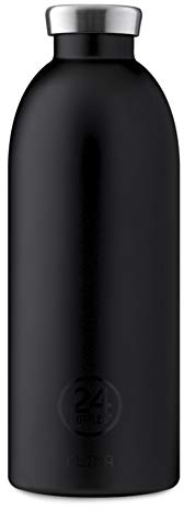 24Bottles Clima Bouteille Thermos Tuxedo Noir 0,85 l Acier inoxydable 12 h 24 h 8,4 cm