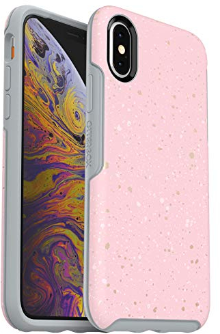 OtterBox for Apple iPhone X/Xs, Sleek Drop Proof Protective Case, Symmetry Series, Pink