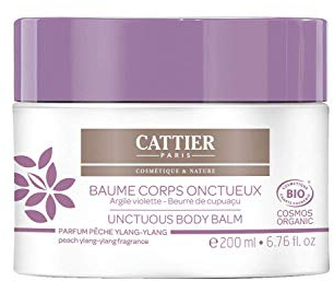 Cattier Körperbalsam mit lila Heilerde und Aloe Vera, Naturkosmetik, 200 ml