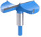 sourcing map Forstner Drill Bits 100mm, Tungsten Carbide Wood Hole Saw Auger Opener Woodworking Hinge Hole Drilling Boring Bit Cutter (Blue, Gray)
