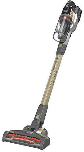 Black+Decker, BHFEV36B2D-QW Aspirador de escoba 4en1 POWER SERIES EXTREME con motor SIN ESCOBILLAS con batería externa 36V 2Ah.3 velocidades y 95min de autonomía, Grigio, 45 W, 750 milliliters