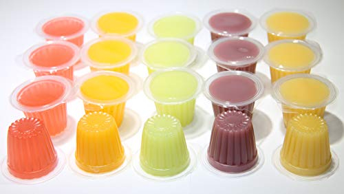 Jelly Fruit Pots Reptile Food - Protein Jelly Fruit Cups for Lizards, Gecko, Insects, Birds, Parrots - Bulk Packs (Fruit Mix, 20)