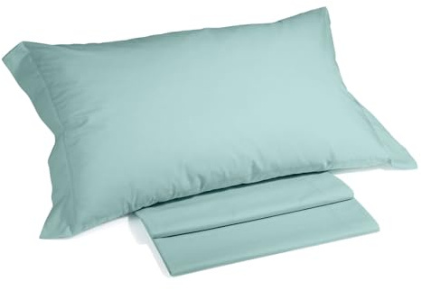 Caleffi - Bettwäsche-Set aus 100% Baumwolle, bestehend aus Bettlaken für französisches Bett 190 x 285 cm + 1 Spannbettlaken für französisches Bett 130 x 200 cm für Matratze mit Einer Höhe von 28 cm +