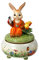 Goebel Ostern Figur Osterhase, Porzellan, Mehrfarbig, 11.5x11.5x17 cm