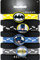 Unique- Rubber Bracelets | Assorted | Batman | 4 PCS Bomboniere-Braccialetti in Silicone Confezione da 4, Multicolore, 77531