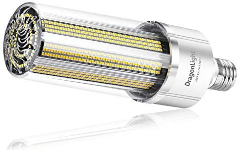 DragonLight 240W Superhelle Mais Licht LED Glühbirne(Ersetzt 1400Watt) - E40 Edison LED Lampe 5000K Kaltweiß 32400 Lumens für Großes Gebiet Beleuchtung - Garage Lagerhaus Werkstatt Hof