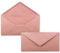 25 Brief-Umschläge Altrosa (Rosa) DIN Lang - 110 x 220 mm (11 x 22 cm) - Nassklebung ohne Fenster - Ideal für Einladungs-Karten - Serie FarbenFroh