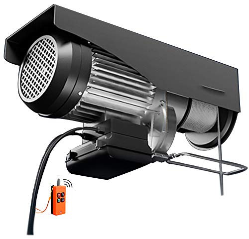 WUK Paranco Elettrico di Sollevamento Wireless 650 / 950W Gru a Ponte, con Telecomando 150-400kg Gru elettrica Domestica 12m Piccolo paranco Elettrico