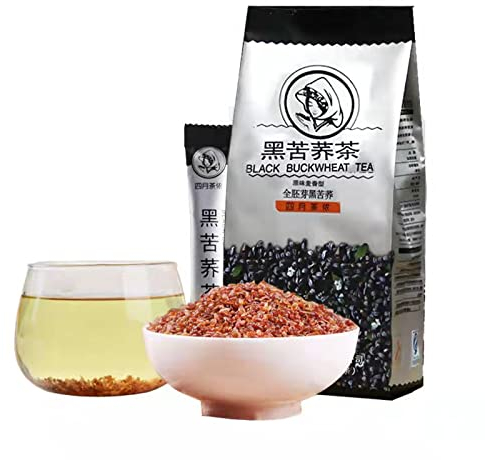 Black Tartary Buckwheat Tea 300g Whole Germ Fragrant Strong Five Grain Buckwheat Tea