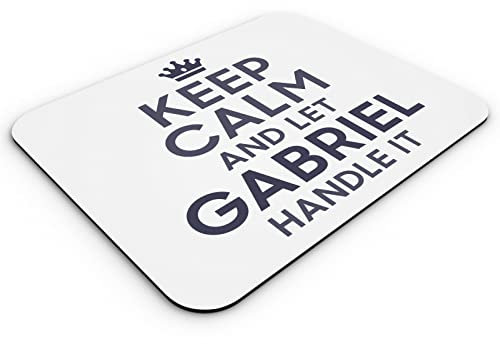 Fabulous Tapis de Souris Keep Calm and Handle It Nom ou Texte Personnalisable Idée Cadeau Anniversaire Fete des pères Mères