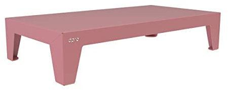 Displaypro Metal Edge Monitor Stand Riser (Matt Light Pink)